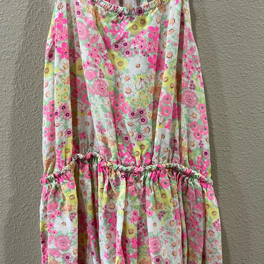 Floral Kids Dress Set - Blue, Red, Pink - Picture 8 of 8